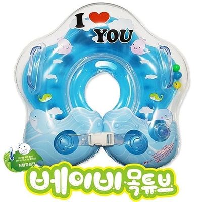 고래 목튜브 유아 아기 물놀이 수영장 돌아기 베이비 애기 넥튜브 암링(WFPAHQH)