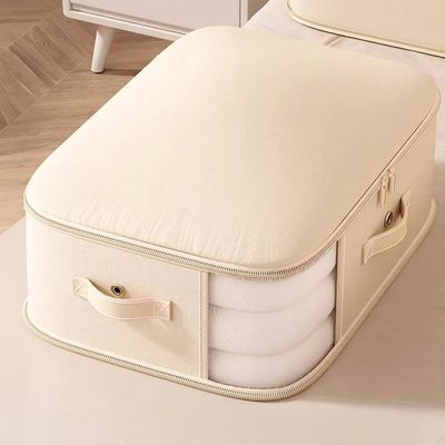 투명창 압축 이불 패딩 정리함 수납함 (2단/소형)