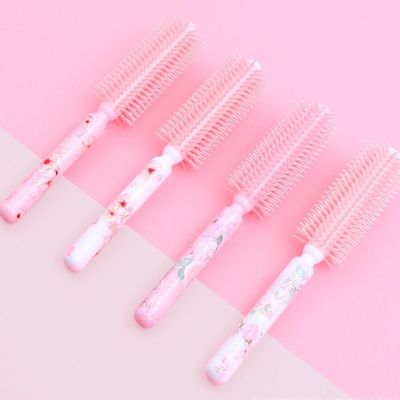 혜명몰 에이브 플라워 헤어롤 브러쉬 헤어드라이빗 볼륨드라이빗 헤어롤브러쉬 미용실빗 헤어브러쉬(WFPBAS0)