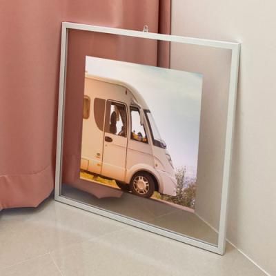 ga295-투명액자56CmX56Cm_자유로운카라반여행