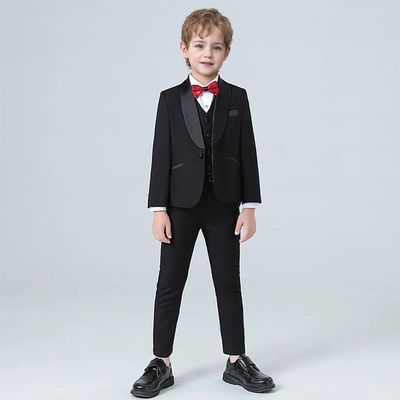 오스틴 블랙 싱글버튼 다크수트 정장 턱시도 풀세트