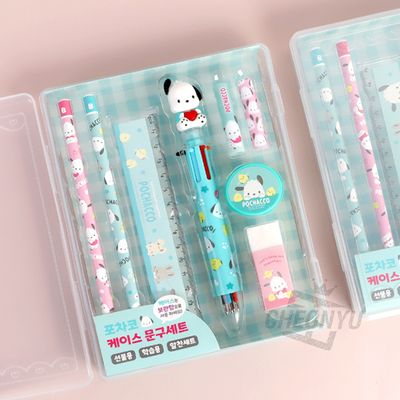 산리오 포차코 케이스 문구세트 신학기 준비 초등학생