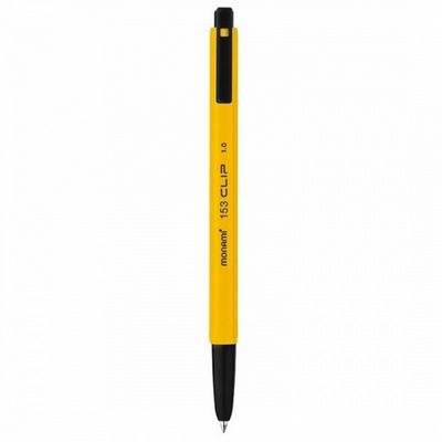 모나미 153볼펜 클립 흑 1.0mm