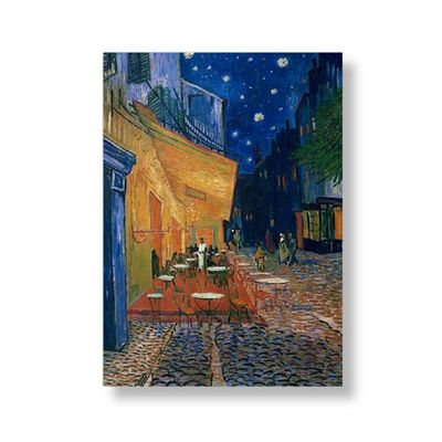 테라스 밤의 반고흐 액자 그림 카페(WFK1OLE)