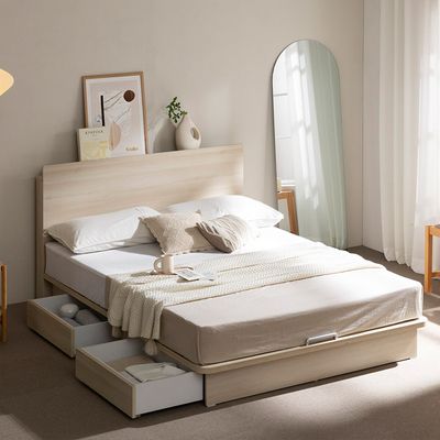 트리플 소르베 LED 수납침대 Q-듀얼탑 29cm 매트리스