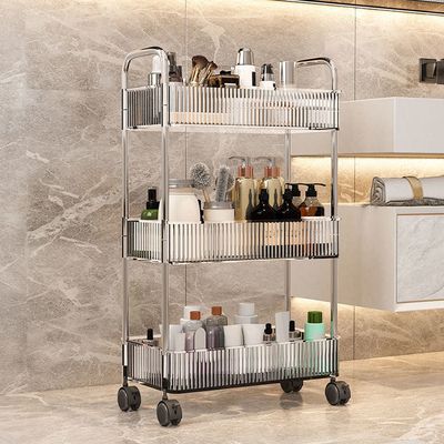 트롤리 대형 이동식 선반 트롤리 웨건 정리함 E681-O