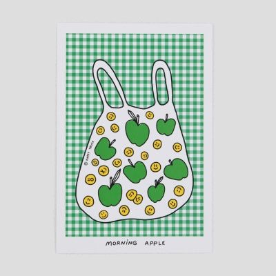 [엽서]모닝애플(그린)