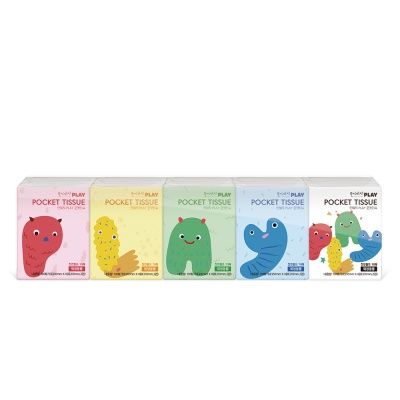 한예지 PLAY 포켓티슈 10입 (1팩)