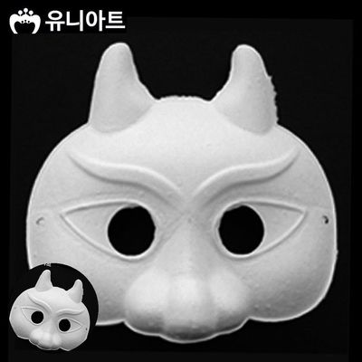 동물가면 남자가면 금도깨비탈 종이탈 반가면 5개입(WFPGM8T)
