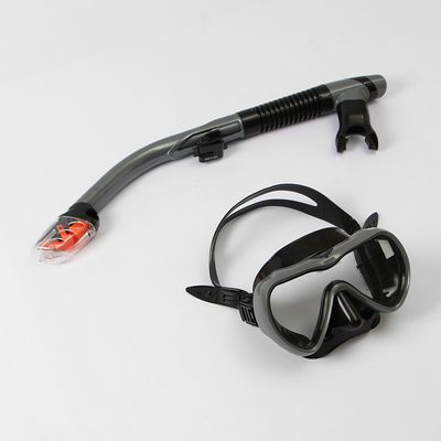 아로아 고급 스노쿨링 세트(그레이) 잠수경세트