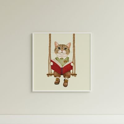 그네 타는 고양이, 마이오운타임 작가 그림