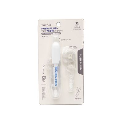 토코비 푸쉬플러스 수정테이프 화이트(본품+리필)