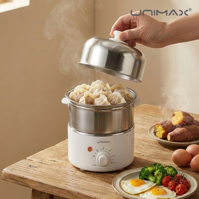 [유니맥스] 다용도 2단 스텐 계란 찜기 UM-EGD2135