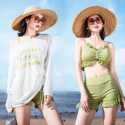 수영복 세트 여성 상의 하의 커버티 휴양지 3종(WFLIY7A)