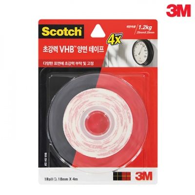 3M 스카치™ 5140 VHB 양면 테이프 (18mmx4m)