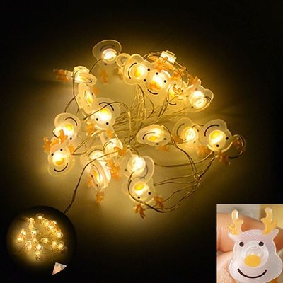 크리스마스가랜드세트 크리스마스장식가랜드 루돌프 크리스마스 LED 캐릭터 가랜드(WFPG4SX)