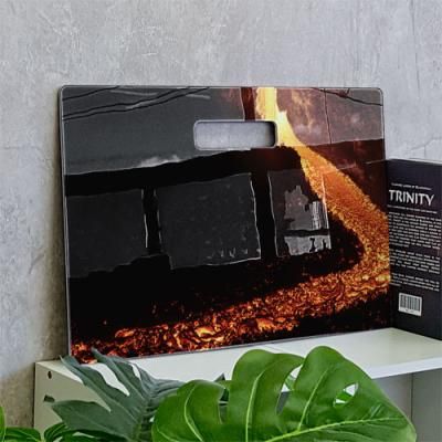 nt347-행잉액자_활화산(마그마)(가로대형)