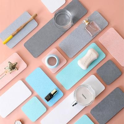 욕실 흡수 컬러 스퀘어 라운드 규조토 코스터 패드