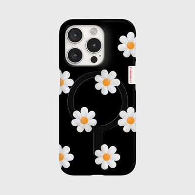 marguerite flower pattern [맥세이프 하드 폰케이스]