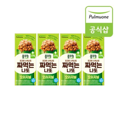 풀무원 짜먹는나또 오리지널 (210g) x 4개
