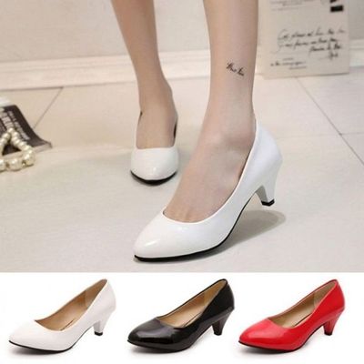 여자 슬링백 구두 6cm 스틸레토 블랙힐(WFJ2BN3)