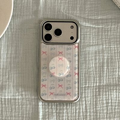 ribbon stripe 디자인 [실버 맥세이프 범퍼케이스]