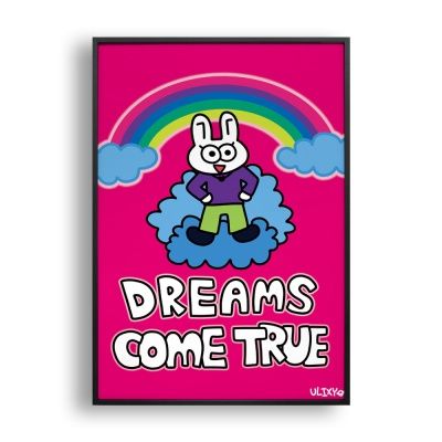 DREAMS COME TRUE / 일러스트 액자