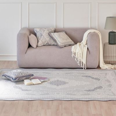 플레임 워셔블 자카드 카페트 대형 150x200