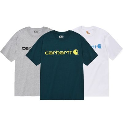 칼하트 K195 시그니쳐 로고 반팔티셔츠