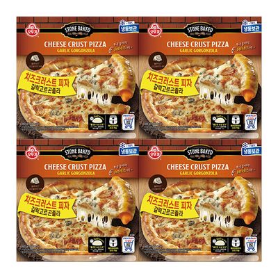 오뚜기 갈릭 고르곤졸라 치즈 크러스트 피자 460g 2개