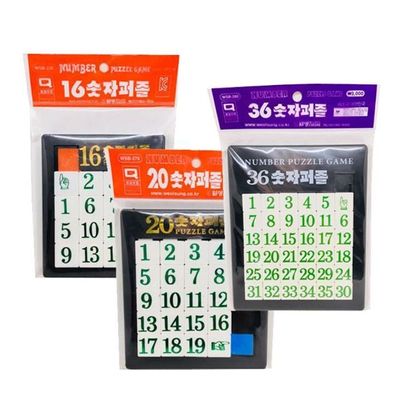 숫자퍼즐 월성퍼즐 두뇌훈련 16칸게임퍼즐 월성두뇌게임(WFJ715X)