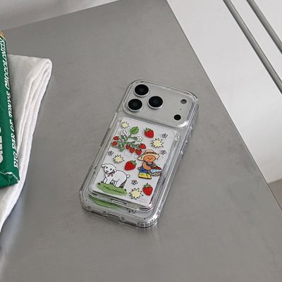 strawberry farm gummy [맥세이프 투명 카드지갑]