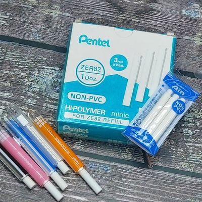 펜텔 슬라이드 홀더타입 Ain 미닉지우개 리필 1박스