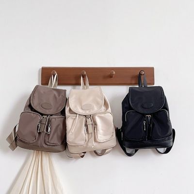 프론트 투 포켓 백팩 배낭