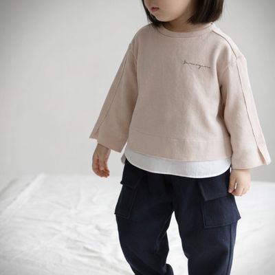 [예루예나]아동 긴팔티 면 루즈 레이어드 YY