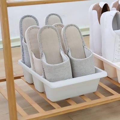 혜명몰 공간절약 신발장 현관신발장 실내화신발정리함 운동화케이스 신발수납선반 신발보관함 슬리퍼정리대(WFPBGBC)