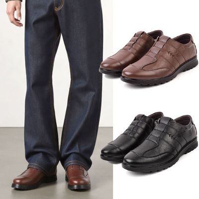 착화감이 남다른 남성용 브라운 블랙 단화 HY-H188