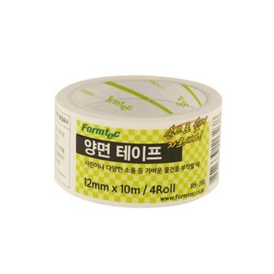 폼텍 4등분양면테이프 BS 330 12X10