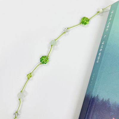 네잎클로버 비즈 책갈피 만들기 끈갈피 DIY 키트