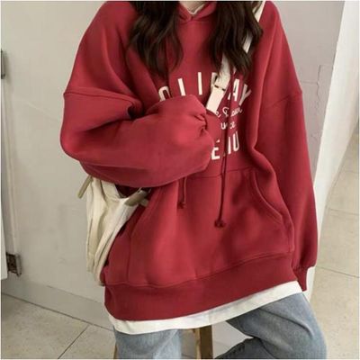 홀리데이 캐주얼 후드 스웨트 셔츠 후드티 스웻 오버핏 티셔츠 여성 긴팔 루즈핏