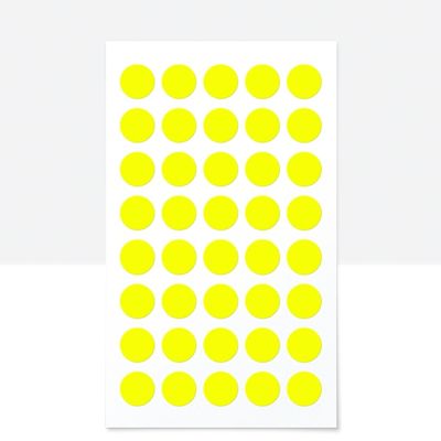 네온 도트15 형광 스티커(400개) 인스 인덱스 라벨