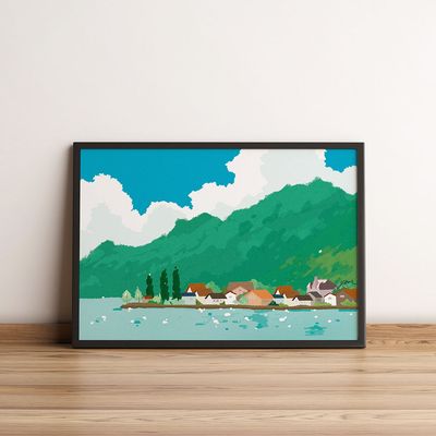 고요한 브리엔츠 마을, 황예나 작가 그림