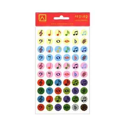세모네모 스티커이야기 음표이야기 SS 131