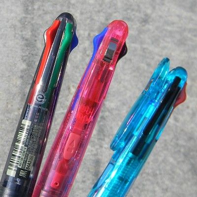 [ZEBRA] 0.7mm 4색 다색볼펜-일본 제브라 클립온 4C B4A3