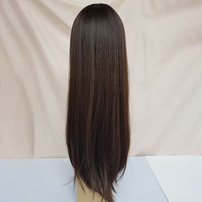 레이어드 롱스트레이트 여성 풀가발 긴머리 가발 헤어스타일 여성용 가발(WFOMAFG)