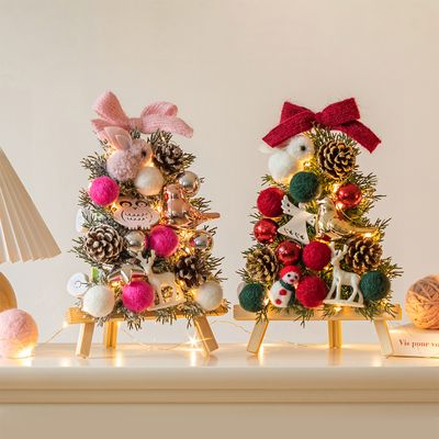 크리스마스 이젤 미니트리 전구포함 풀셋트