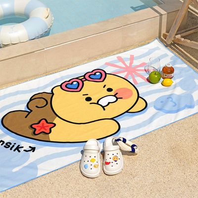 카카오프렌즈 춘식이 수영 비치 타월 바디 타올 수건