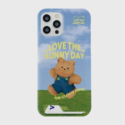 블루스카이 테디구미 [카드수납 폰케이스]