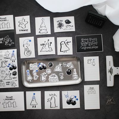 귀여운 악몽 스티커팩 다꾸 스티커