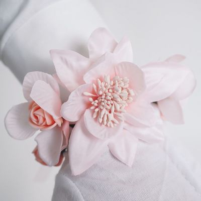 웨딩 꽃팔찌 핑크(WCF20CE)